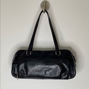 HOBO Black Leather Hobo Bag with Classic Design